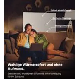 Viesta H400 Infrarotheizung Wandheizung – Infrarotheizung 400 Watt ohne Thermostat – Infrarotheizung Paneel für Wandmontage – Infrarot Heizk...