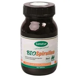 BioSpirulina Tabletten, BIO, Naturland Sanatur 500 Stück