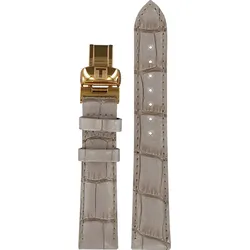 Tissot - Synthetisch Tissot Tradition Synthetikband Grau 16/14mm T604036020 - alligator-prägung,braun