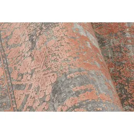 OCI DIE TEPPICHMARKE Teppich OCI DIE TEPPICHMARKE "COLOUR TADI", rosa (rosé), B:240cm H:8mm L:300cm, Polyacryl, Viskose, Teppiche, Teppich, Glanz Viskose, mit Fransen, Hoch Tief Struktur, Vintage, Wohnzimmer