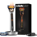 Gillette Labs Heated Razor für Herren, Basis-Set mit Rasiermaschine, Ersatzklinge, Ladestation, intelligente Steckdose