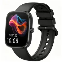 Sytifro Smartwatch Damen Herren, Fitness Tracker Uhr mit 8 Tage Akkulaufzeit Smartwatch, 150+ Sportmodes, Bluetooth 5.3 Sportuhr, Gesundheits-Uhren mit Benachrichtigung, 24/7 Herzfrequenz, Blutsauerstoff, Schlafqualität, Schrittzähler, Sprachassistent und Musiksteuerung etc., IP68 Wasserdichte Fitnessuhr Damen Herren, verfügbar für IOS und Android. schwarz
