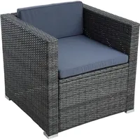 Estexo Loungesessel anthrazit/grau