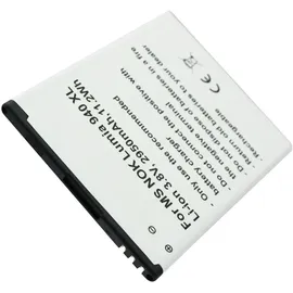 AccuCell Akku passend für Microsoft Lumia 950 XL, Lumia 950 XL Dual SIM Akku BV-T4D