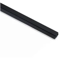 BaukastenStore Zaun Startleiste aus Aluminium - Anthrazit - 1,84 m x 2 cm x 2 cm, (WPC Sichtschutzzaun KAPLAN Startleiste, Startleiste aus Aluminium - Anthrazit - 1,84 m x 2 cm x 2 cm), Stabil, Robust, Langlebig