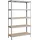 Songmics Schwerlastregal Holz 200 x 120 x 60 cm silber