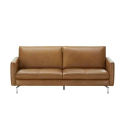 Natuzzi Editions Einzelsofa Echtleder C 083 , braun , Maße (cm): B: 198 H: 84 T: 90