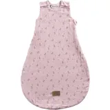Sterntaler Baby Schlafsack Esel Emmi Girl Flora rose aus Musselin mit Jerseyfutter, Neugeborenenschlafsack Größe 50/56, zartrosa,