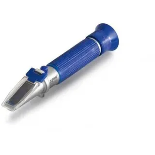 Analoges Refraktometer - Anwendungsbereich Zucker - mit Brix-Skala - Messbereich 28 bis 62 % - Teilung 0,2 % - mit ATC