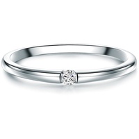 Trilani Diamant-Ring aus Sterling Silber in Silber mit Diamant Ringe Damen