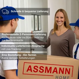 assmann büromöbel ASSMANN Elektrisch höhenverstellbarer Kinderschreibtisch JUNIOR Schwarz Weiß, 140x70cm, Memoryfunktion, Kollisionsschutz, 2-fach-Motorik - Schwarz