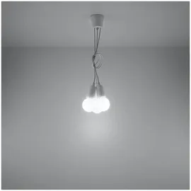 Sollux Diego 3-flg. 3xE27 90 cm weiß