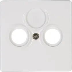 Kopp 491929185 VENEDIG - Antennen-Abdeckung TV/RF, Farbe: reinweiß