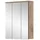 inn.furn Badezimmerspiegelschrank Tomaso (Badspiegel Nox Eiche, BxH ca. 60 x 77 cm) mit Soft-Close beige