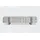 KAWOLA MARGO Lowboard 200/42 cm Grau/Edelstahl gebürstet