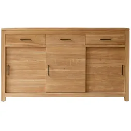 Tikamoon Highboard 150 cm Beige / Braun