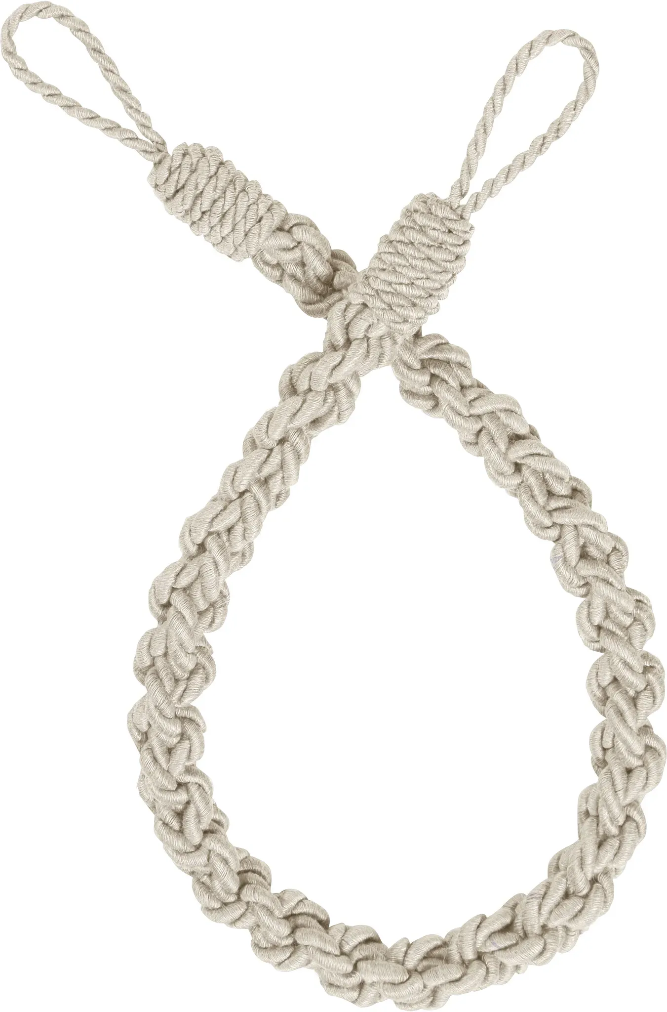 Raffhalter "Guido Maria Kretschmer" Gr. 1, beige (natur), B:3cm H:3cm L:70cm, Materialmix, GUIDO MARIA KRETSCHMER HOME & LIVING, Raffhalter, Raffhalter GMK