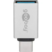 goobay Adapter USB-CTM auf USB A 3.0 Buchse - silber