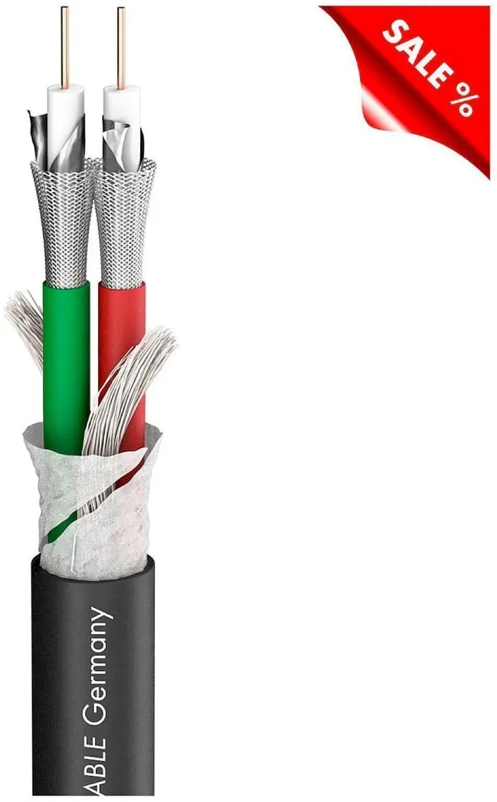 Videokabel Transit 2 HD; 1 x 0,60/2,80; FRNC Ø 10,20 mm; 75 O; schwarz