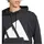 adidas Essentials Big Logo French Terry Kapuzenpullover Black / White 2XL