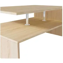 vidaXL Couchtisch Eiche Braun 90 x 59 x 42 cm