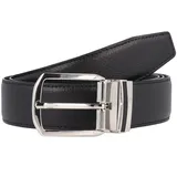 Boss Herrengürtel Leder schwarz 105