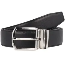 Boss Herrengürtel Leder schwarz 105