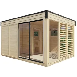 Wolff Finnhaus Saunahaus Paradiso 4x3 (2-Raum) Paradiso 4x3 (2-Raum)
