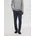Homme Herren Chino Hose SLH175-SLIM PANTS W NOOS blau Schwarz Structure Normaler Bund 36 L 32
