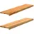 vidaXL Fensterbänke 2 Stk. Hellbraun 110x25x2 cm Massivholz Eiche