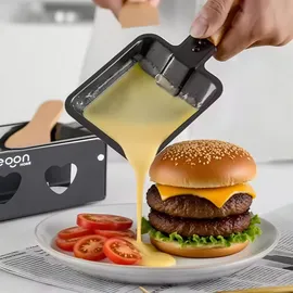 ideoon Raclette-Teelicht für 2 Personen schwarz