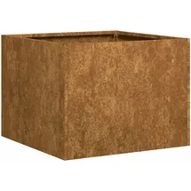 vidaXL Rostig 40 x 40 x 30 cm Wetterfester Stahl