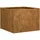 vidaXL Rostig 40 x 40 x 30 cm Wetterfester Stahl