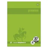 Staufen Collegeblock A4, liniert 80 Blatt grün, 90 g/qm, LIN.27, mit Randlinien