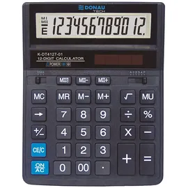 Donau Elektronik Tischrechner Schwarz