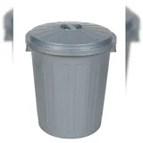 KEEEPER Supermax Mülleimer 50 l Silber