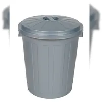 KEEEPER Supermax Mülleimer 50 l Silber