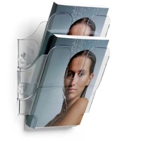 Durable Flexiplus 2 Prospekthalter, 2 Fächer, A5, transparent (1709013400)