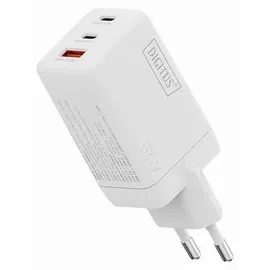 Digitus USB GaN 67W 2x USB-C 1x USB-A Weiß