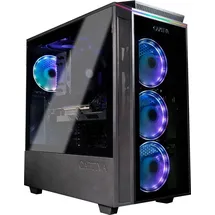 Captiva Highend Gaming I80-662 Core i5 RX 7800 XT (Intel Core i5-14400, 32 GB, 1000 GB, Radeon RX 7800 XT), PC Schwarz