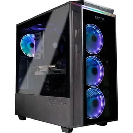 Captiva Highend Gaming I80-662 Core i5 RX 7800 XT (Intel Core i5-14400, 32 GB, 1000 GB, Radeon RX 7800 XT), PC Schwarz