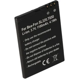 AccuCell Akku passend für Bea-Fon SL320 Akku T850, DRTEL-4D-01, Olympia Brio
