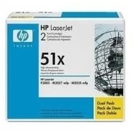 HP 51X schwarz 2er Pack (Q7551XD)