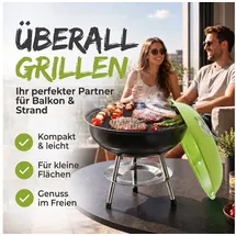 Goods & Gadgets MICRO BBQ Kugelgrill grün