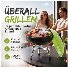 Goods & Gadgets MICRO BBQ Kugelgrill grün