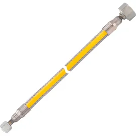 GOK Metallwellschlauch MWS G1/4LH-UEM x IG Rp1/2 x 1000 mm