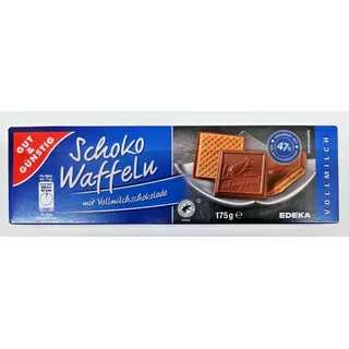 Gut&Günstig Schoko Waffeln Vollmilch 175,0 g, 1 St.