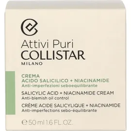 Collistar Attivi Puri Salicylsäure + Niacinamide Gesichtscreme 50 ml