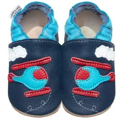 HOBEA Krabbelschuhe Hubschrauber Hubi, 16/17