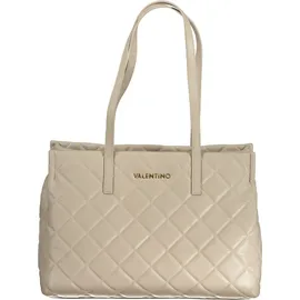 Valentino Ocarina Shopper Synthetik Beige/Weiß